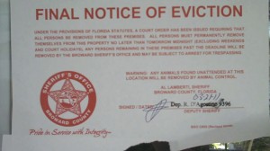 Broward County Final Notice of Eviction